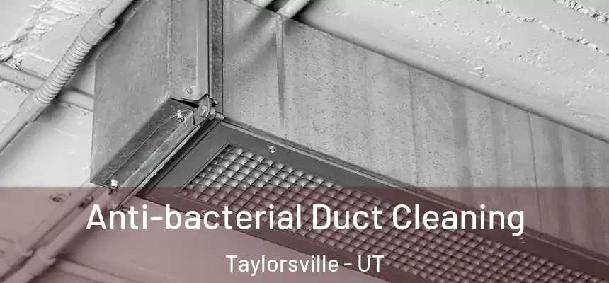  Anti-bacterial Duct Cleaning Taylorsville - UT